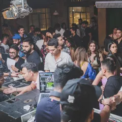 A view from the DJ booth at SORO Goa. Kicked off the year with a fun weekend with the Ease Up crew in the party capital of India.