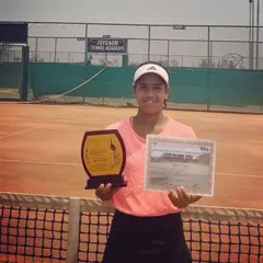Congratulations to Swasti Singh for winning the Singles title at the U16 National Series tournament in Jhajjar. Her hard work and dedication have paid off with this major national victory.