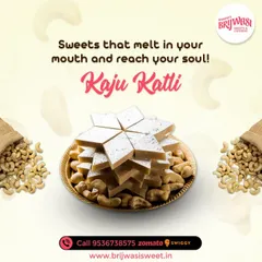 My Kaju Katli is a timeless classic, made with the finest cashews to create a sweet that melts in your mouth. It's the perfect expression of tradition and taste.