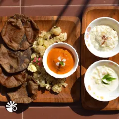 For festive times like Navratri, we create special meals tailored to your fasting needs. Our Navratri thali includes sabudana khichdi, aloo subzi, and mixed fruit raita, all delivered fresh to you.