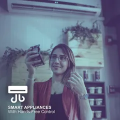 Enjoy hands-free control of your appliances. Whether you're getting ready or have your hands full, you can adjust the AC or other devices using just your voice.