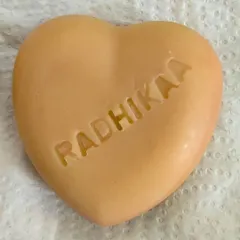 Making a gift feel *khaas* (special) is all about the personal touches. I love hand-stamping names like this one for Radhika onto my heart-shaped soaps. It turns a simple, natural soap into a unique and memorable present.