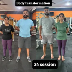 Getting fit is better together. This couple committed to my 24-session package and their hard work paid off. Training with a partner is a great way to stay motivated and accountable.