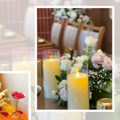Even restaurant decor requires a delicate touch. For Anantha Vegworld, I designed this elegant floral and candle arrangement to create a luxurious and welcoming ambiance for their patrons.