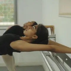 The barre isn't just for ballet; it's a fantastic tool for deep stretching. Our Stretch & Beyond class helps dancers improve their flexibility and range of motion, which is crucial for preventing injuries.