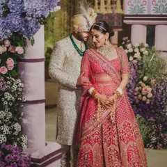 A quiet moment together after the ceremony. We design spaces that allow for these personal connections, even amidst the grandest of celebrations.