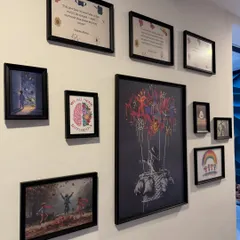 Our walls are filled with art and messages that we believe in. Each piece was chosen to inspire creativity, encourage kindness, and remind every child that this is a place where they can be themselves and dream big.