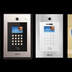 We offer a variety of outdoor video door phone units from Bas-IP to suit any architectural style. These units provide clear audio and video, keypad or card access, and are built to withstand the elements while maintaining a sleek appearance.