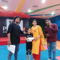 Another one of our talented students with her certificate after being selected for a national dance championship. Her hard work paid off.