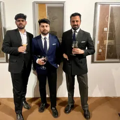 With my team at an art exhibition. Appreciating creativity and skill in other fields is a great way to refresh the mind.