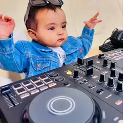 My little DJ in training, already looking like a natural at the console. This is my motivation to make every party I play a truly special one.