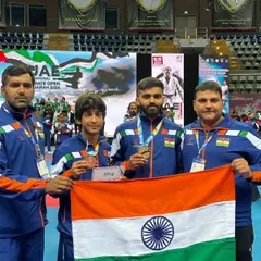 Representing India and bringing home medals from the 1st UAE Open Karate Championship. This is a testament to our preparation for international competition.