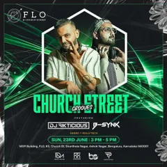 An announcement for an exclusive 'Church Street Grooves' brunch event, highlighting my Bollytech genre.