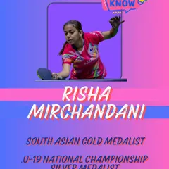 Meet Risha Mirchandani, a South Asian Gold Medalist and U-19 National Championship Silver Medalist. Her achievements on the international and national stage are an inspiration.