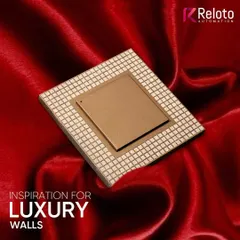 We provide inspiration for luxury walls. This exquisite gold-textured smart switch demonstrates how automation controls can become a central design element, elevating the entire look of your space.