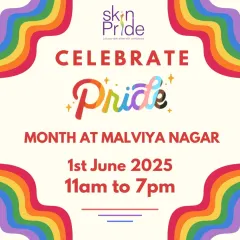 An invitation to our Pride Month celebration at our Malviya Nagar clinic. We invite everyone to join us and shine in their true colors.