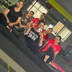 The best part of a group class is the community. This is a selfie with some of my amazing clients after a tough but rewarding Tuesday session. We work hard and support each other.