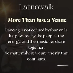 Dancing isn't defined by four walls. It's powered by the people and the energy we share together, no matter the venue.