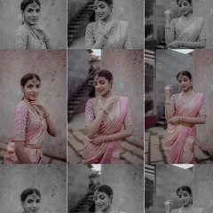 A collection of shots from a bridal fashion session, blending color and black and white to emphasize different moods. This demonstrates how I can deliver a variety of styles from one shoot.