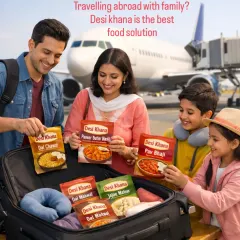 Packing for an international family trip? Don't forget the most important thing. Our meal packets are super lightweight and easy to pack, ensuring you have delicious vegetarian and Jain food options sorted for the entire vacation.