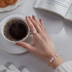 For this fine jewelry campaign, the goal was to create a cozy, aspirational moment. I used soft, natural lighting to highlight the sparkle of the diamond ring and bracelet, setting a scene that feels both luxurious and relatable.