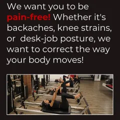 My goal is to get you pain-free. Whether it's from a desk job or an old injury, I design workouts that correct the way your body moves, strengthening weak spots and releasing tension.