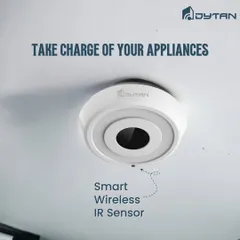 Take charge of your appliances with my Smart Wireless IR Sensor. This device allows you to control all your IR-based devices like TVs, ACs, and home theaters remotely.
