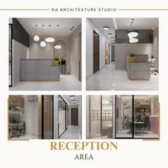 This is a look at a modern transportation office I designed for a female-led company. The goal was to create a lively yet professional workspace using elegant arches, fluted details, and a mix of pastel and vibrant colors, proving that commercial spaces can be both highly functional and beautifully designed.
