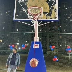 A new court and a new beginning. Celebrating the launch of our latest academy location, complete with a brand new hoop.