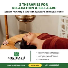 I offer a trio of therapies for ultimate relaxation and self-care, with Shirodhara being key for mental peace. It works in harmony with Rejuvenation Massage and Abhyanga to nourish both body and mind.