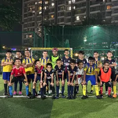 Our youth team after a competitive practice match against Tuff Sports Club. Friendly matches like these are crucial for development and applying what is learned in training.