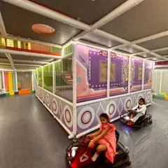 Ready, set, go! Our indoor go-kart track is a huge hit, offering safe and thrilling fun for little racers. It's just one of the many exciting activities included when you book a private party with us.