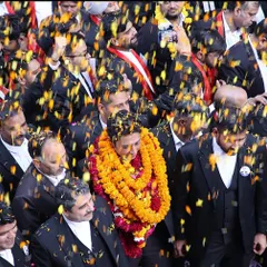 The support from my fellow advocates during my nomination for the Rohini Court Bar Association was truly humbling. This moment, being showered with flower petals, represents the trust and camaraderie that I strive to build within our legal fraternity.
