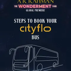We partner with brands like Cityflo to make event logistics seamless for our guests. This series of graphics provided a simple, step-by-step guide for attendees to book convenient bus transportation directly to the venue.