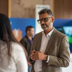 A candid shot of me in conversation at the TAISI Conference. It was inspiring to connect with so many passionate minds and share insights on how we can make a real difference in education through collaboration.