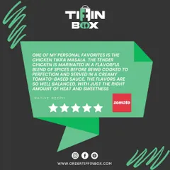 A detailed review from Rajive Reddy on Zomato about his personal favorite, our Chicken Tikka Masala. We are so glad you enjoyed the balanced flavors!