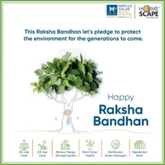 This Raksha Bandhan, we extend the spirit of protection and care to our environment. We pledge to protect our planet for future generations through our work in on-site and off-site solar, battery storage, and distributed green hydrogen.