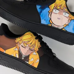 Capturing the two sides of Zenitsu from Demon Slayer was a blast. On one shoe, he’s in his focused, lightning-fast state, and on the other, his classic terrified face. It’s all about telling a story with the art, not just painting a character.