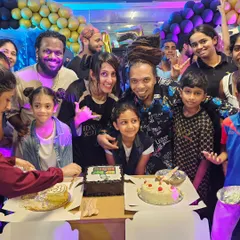 Cake cutting at our anniversary celebration with some of our youngest and most dedicated crew members. We are building a legacy for the next generation of dancers.