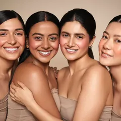 This campaign for CS Essentials demonstrates my ability to create a cohesive, radiant look across diverse skin tones. The focus here was on a healthy, flushed glow that looks natural and beautiful.