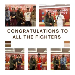 A fantastic result from the Open State Kickboxing Championship. Our fighters Lakshmi, Abhishek, Balraj, and Rajith all secured gold medals, a clean sweep that speaks to their dedication and the high standard of our kickboxing program.