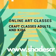 Explore endless creativity with our online classes. This image serves as a reminder that our art and craft programs are accessible to everyone, no matter where you are located.