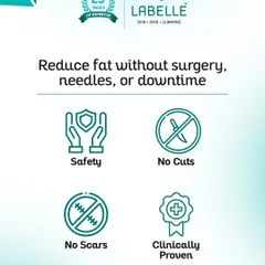 Your safety and comfort are our top priorities. Our body contouring treatments are clinically proven to be effective and are completely non-surgical, meaning no cuts, no scars, and no downtime.