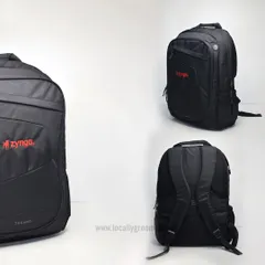 A professional and durable backpack customized for Zynga. With multiple compartments and a sturdy build, it's perfect for daily commutes or business travel.