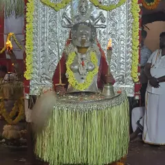 A powerful moment from a Bhoota Kola ritual in Kundapura. Witnessing these ancient traditions firsthand is central to my work, allowing me to bring authenticity and deep cultural understanding to my curation and research.