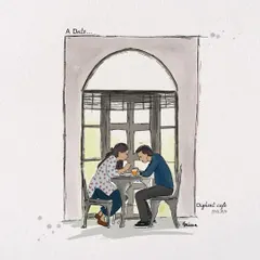 A quiet date, a shared coffee, a moment just for two. I specialize in creating custom couple portraits that capture the unique feeling of your connection, turning a simple memory from a cafe into a piece of personal art.