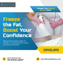 Here you can see the Cryolipolysis applicator in use. This non-surgical procedure, often called fat freezing, precisely cools and eliminates stubborn fat cells without harming the surrounding tissue. It is a safe and effective way to target specific areas that don't respond to diet and exercise.