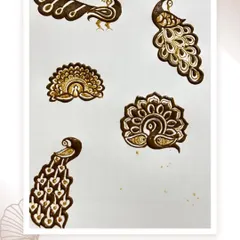 Miniature peacocks are a must learn for any mehendi artist. In my course, we break down complex motifs like these into simple, easy to learn steps.