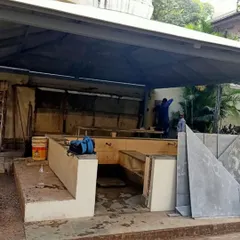 A photo from a construction site, showing the early stages of a project. This is where the foundation is laid and the vision starts to take physical shape.