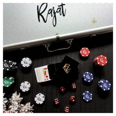 This personalized poker set is the ultimate gift for game night lovers. The sleek silver case is customized with a name, and the chips and cards inside can also be personalized with initials for a truly unique set.